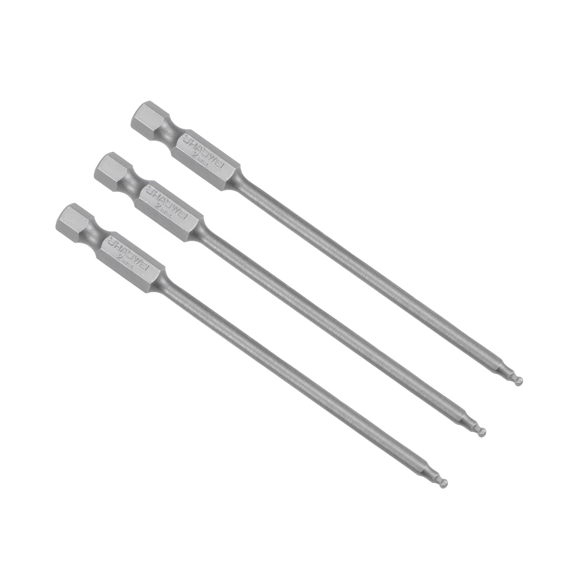 Harfington Ball End Screwdriver Bits, S2 Magnetic Drill Bit w Inch Hex Shank