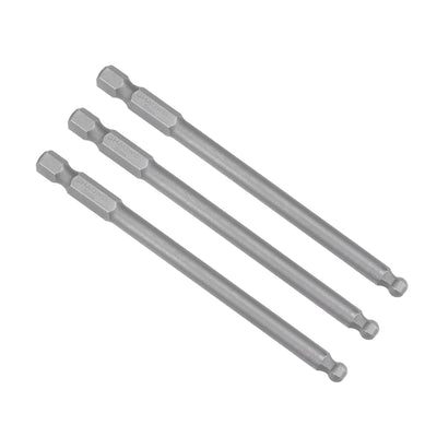 Harfington Ball End Screwdriver Bits, S2 Magnetic Drill Bit w Inch Hex Shank
