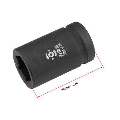 Harfington 1-Inch Drive Impact Socket 6-Point Cr-Mo Metric 30mm