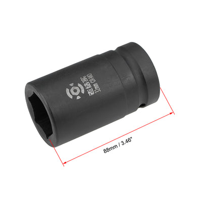Harfington 1-Inch Drive Impact Socket 6-Point Cr-Mo Metric 32mm