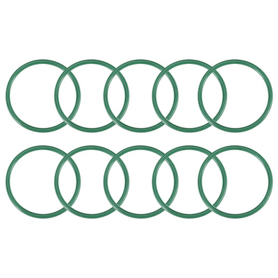 Harfington Fluorine Rubber O-Rings, FKM Seal Gasket for Vehicle Machinery Plumbing, Pack of 10