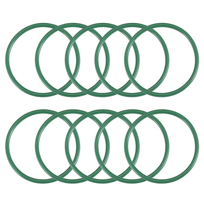 Harfington Fluorine Rubber O-Rings, FKM Seal Gasket for Vehicle Machinery Plumbing, Pack of 10