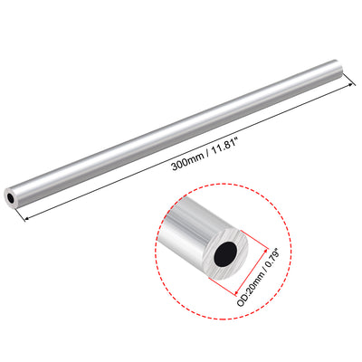 Harfington 6063 Aluminum Round Tube, Straight Pipes Tubing