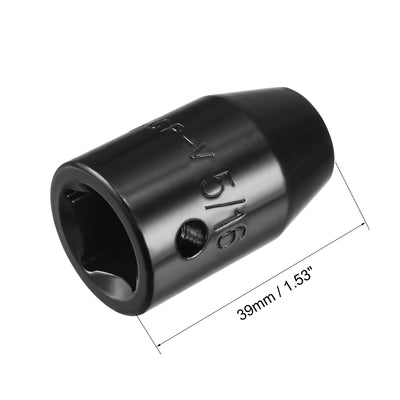 Harfington 6-Point Impact Socket, CR-V Steel, Shallow SAE Size