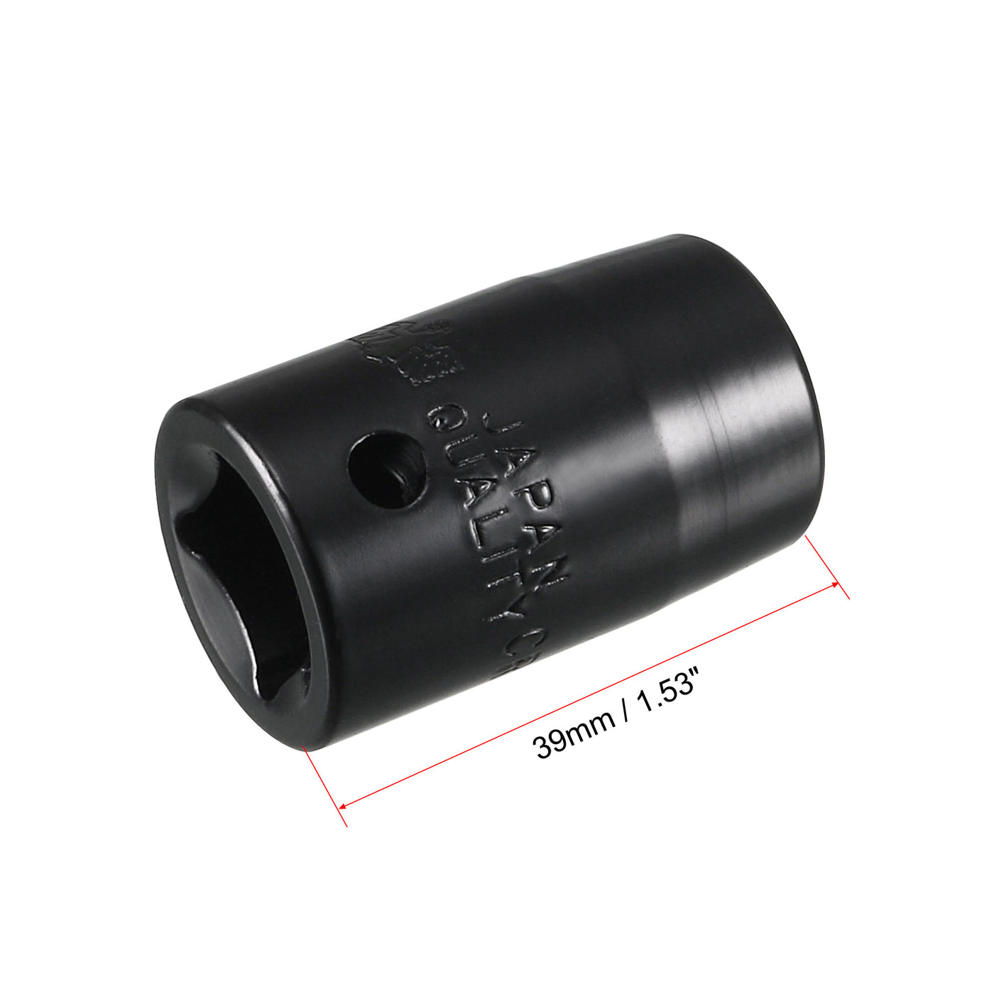 Harfington 6-Point Impact Socket, CR-V Steel, Shallow SAE Size