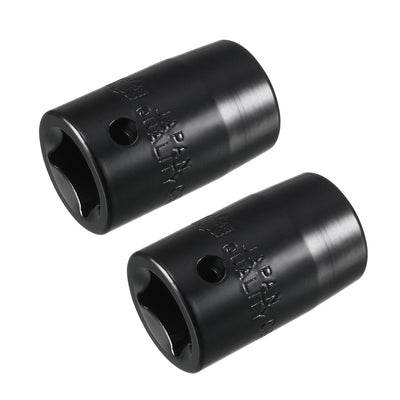 Harfington 6-Point Impact Socket, CR-V Steel, Shallow SAE Size