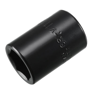 Harfington 6-Point Impact Socket, CR-V Steel, Shallow SAE Sizes