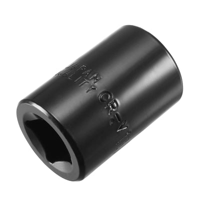 Harfington 6-Point Impact Socket, CR-V Steel, Shallow SAE Sizes