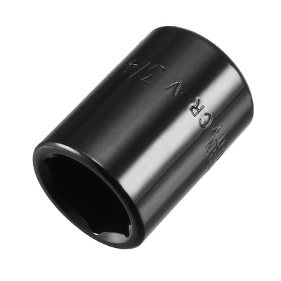 Harfington 6-Point Impact Socket, CR-V Steel, Shallow SAE Sizes