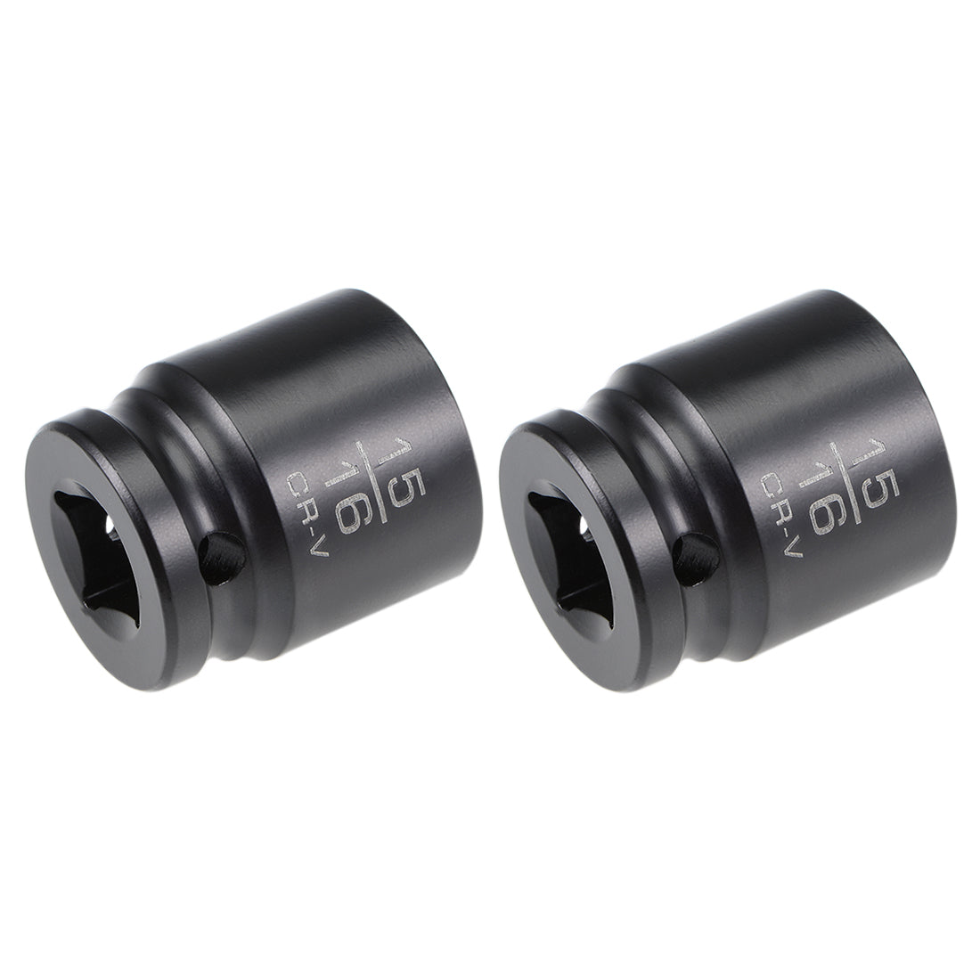 Harfington 6-Point Impact Socket, CR-V Steel, Shallow SAE Size