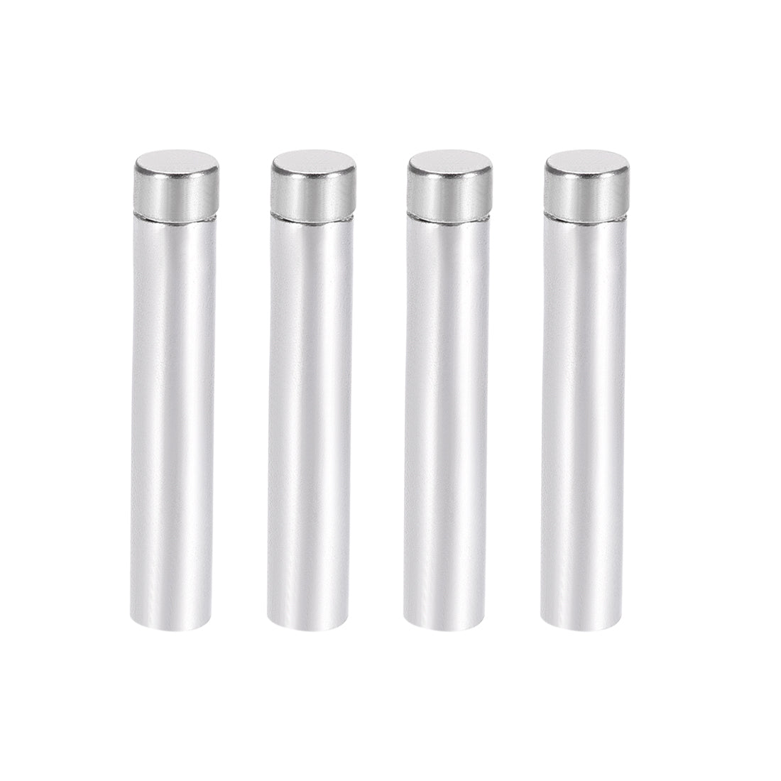 Harfington Glass Standoff Stainless Steel Advertising Nails 6.8mm x 40mm for 4-8mm Thick Desktop Acrylic Photo Frame , 4 Pcs