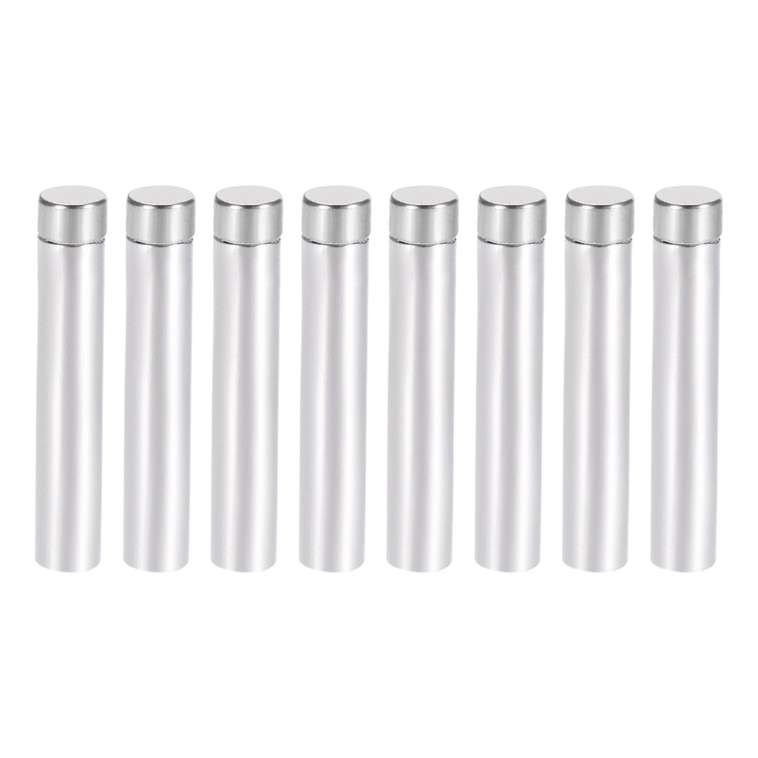 Harfington Glass Standoff Stainless Steel Advertising Nails 6.8mm x 40mm for 4-8mm Thick Desktop Acrylic Photo Frame , 8 Pcs