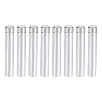 Harfington Glass Standoff Stainless Steel Advertising Nails 6.8mm x 40mm for 4-8mm Thick Desktop Acrylic Photo Frame , 8 Pcs