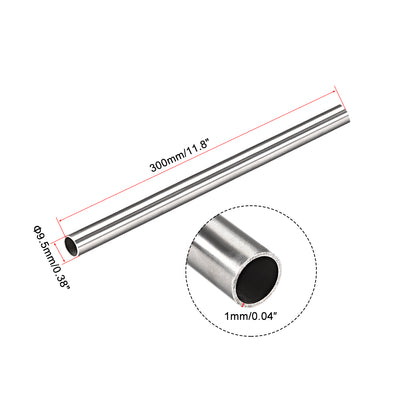 Harfington 4Pcs 304 Stainless Steel Capillary Tube