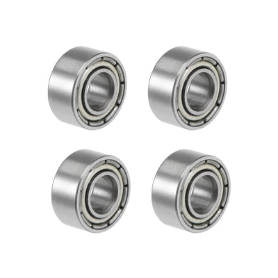 Harfington Deep Groove Ball Bearing Metric Double Shield High Carbon Steel Z2