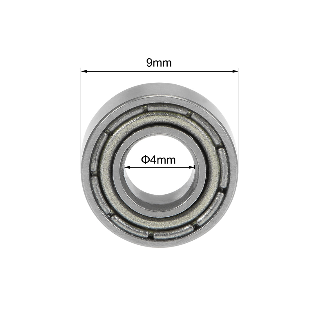 Harfington Deep Groove Ball Bearings Metric Double Shield High Carbon Steel Z2 Level