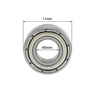 Harfington Deep Groove Ball Bearings Metric Double Shield High Carbon Steel Z2 Level