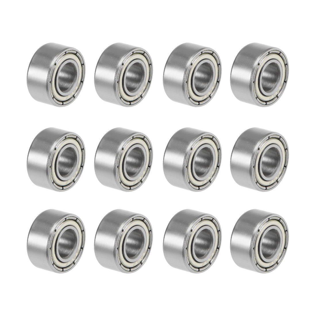 Harfington 685ZZ Deep Groove Ball Bearings Z2 5x11x5mm Double Shielded Carbon Steel 12pcs