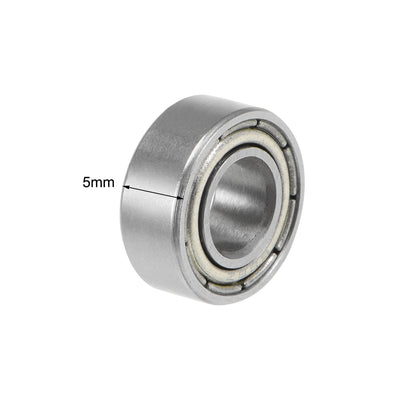 Harfington Uxcell Deep Groove Ball Bearing Metric Double Shielded High Carbon Steel Z2