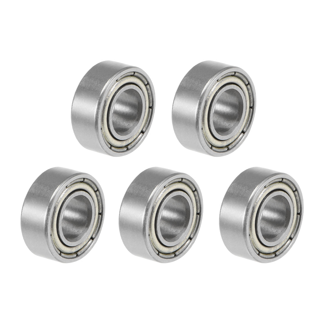 uxcell Uxcell Deep Groove Ball Bearing Metric Double Shielded High Carbon Steel Z2