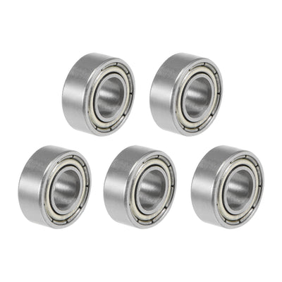Harfington Uxcell Deep Groove Ball Bearing Metric Double Shielded High Carbon Steel Z2