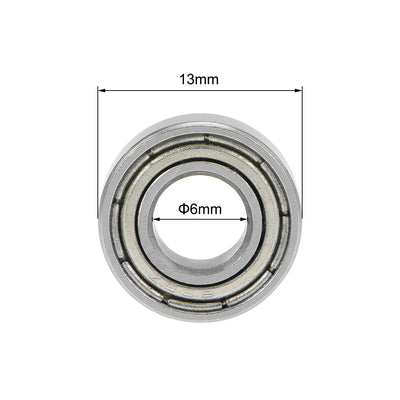 Harfington Deep Groove Ball Bearings Metric Double Shield High Carbon Steel Z2 Level