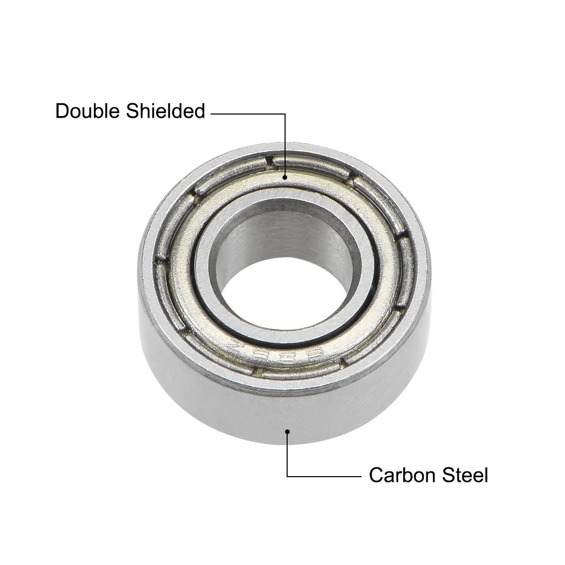 Harfington 686ZZ Deep Groove Ball Bearings Z2 6x13x5mm Double Shielded Carbon Steel 20pcs
