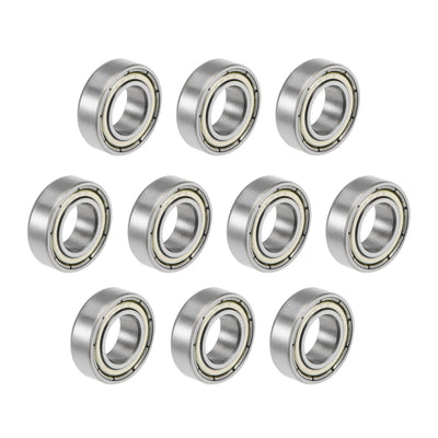 Harfington Deep Groove Ball Bearings Metric Double Shielded High Carbon Steel Z2 Level
