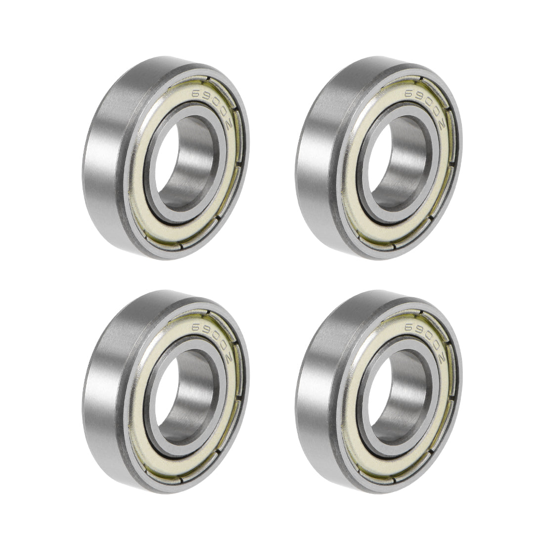 Harfington Deep Groove Ball Bearing Metric Double Shield High Carbon Steel Z2