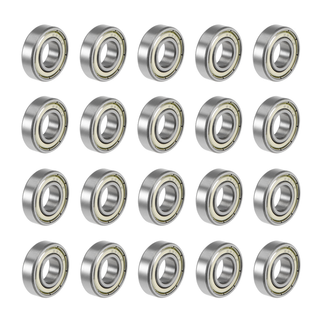 Harfington Deep Groove Ball Bearings Metric Double Shield High Carbon Steel Bearing