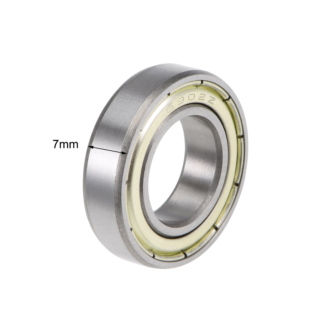 Harfington Deep Groove Ball Bearing Metric Double Shield High Carbon Steel Z2