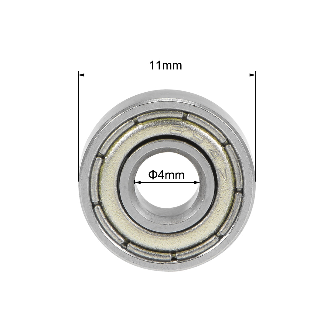 Harfington Deep Groove Ball Bearings Metric Double Shield High Carbon Steel Z2