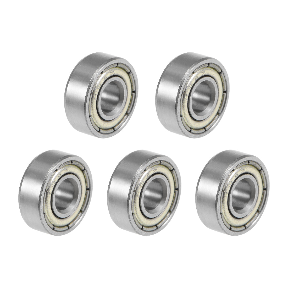 uxcell Uxcell Deep Groove Ball Bearing Metric Double Shielded High Carbon Steel Z2