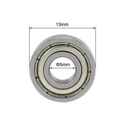 Harfington Deep Groove Ball Bearings Metric Double Shield High Carbon Steel Z2 Level