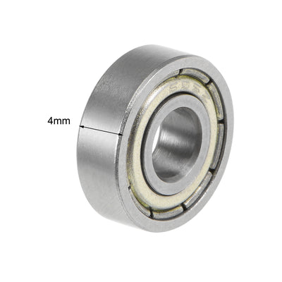 Harfington Deep Groove Ball Bearings Metric Double Shield High Carbon Steel Z2 Level