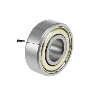 Harfington Deep Groove Ball Bearings Metric Double Shielded High Carbon Steel Z2 Level
