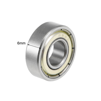 Harfington Deep Groove Ball Bearings Metric Double Shield High Carbon Steel Z2
