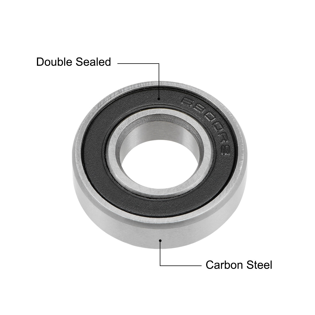 Harfington Deep Groove Ball Bearings Metric Double Sealed High Carbon Steel Z2 Level