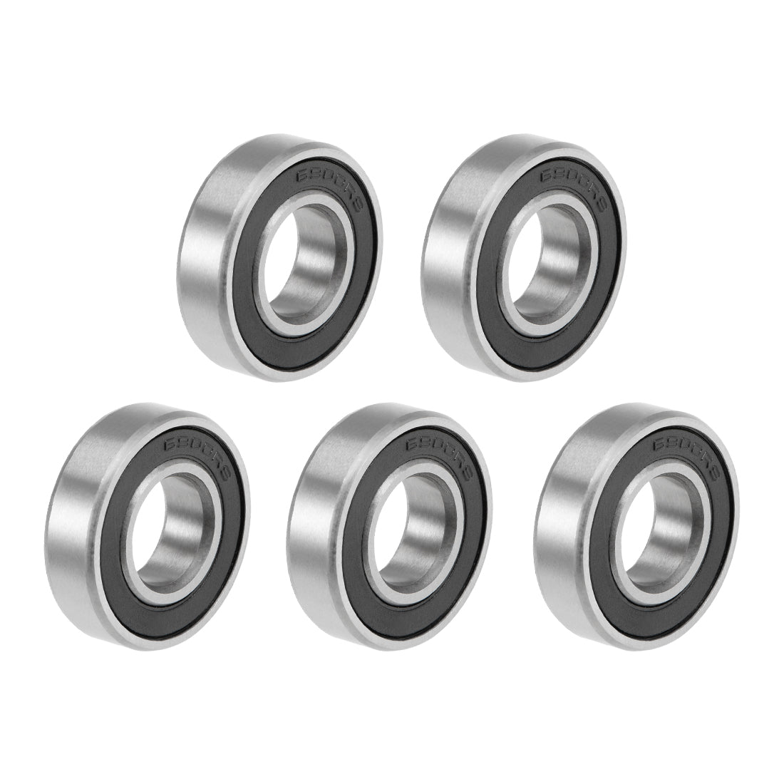 Harfington Deep Groove Ball Bearings Metric Double Sealed High Carbon Steel Z2 Level