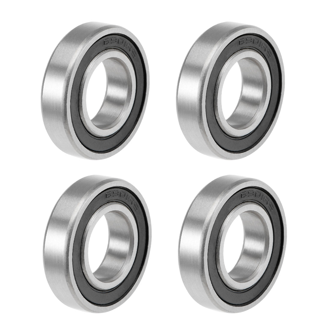 Harfington Deep Groove Ball Bearing Metric Double Sealed High Carbon Steel Z2