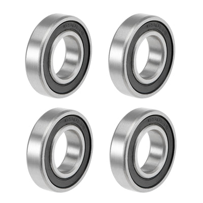 Harfington Deep Groove Ball Bearing Metric Double Sealed High Carbon Steel Z2