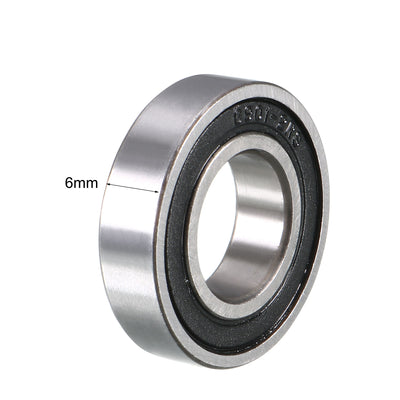 Harfington Deep Groove Ball Bearings Metric Double Sealed High Carbon Steel Z2 Level