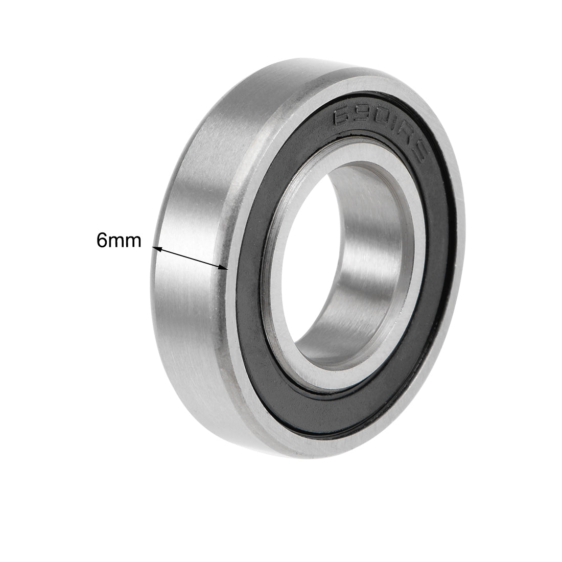 Harfington Deep Groove Ball Bearing Metric Double Seal High Carbon Steel Z2