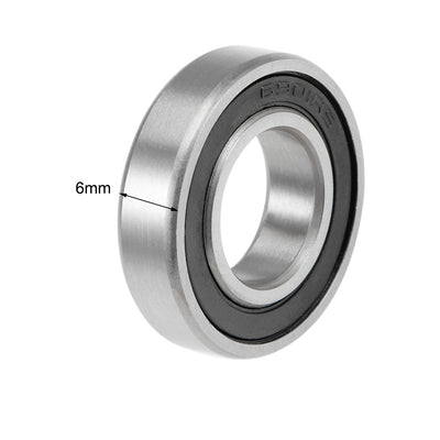 Harfington Deep Groove Ball Bearing Metric Double Seal High Carbon Steel Z2