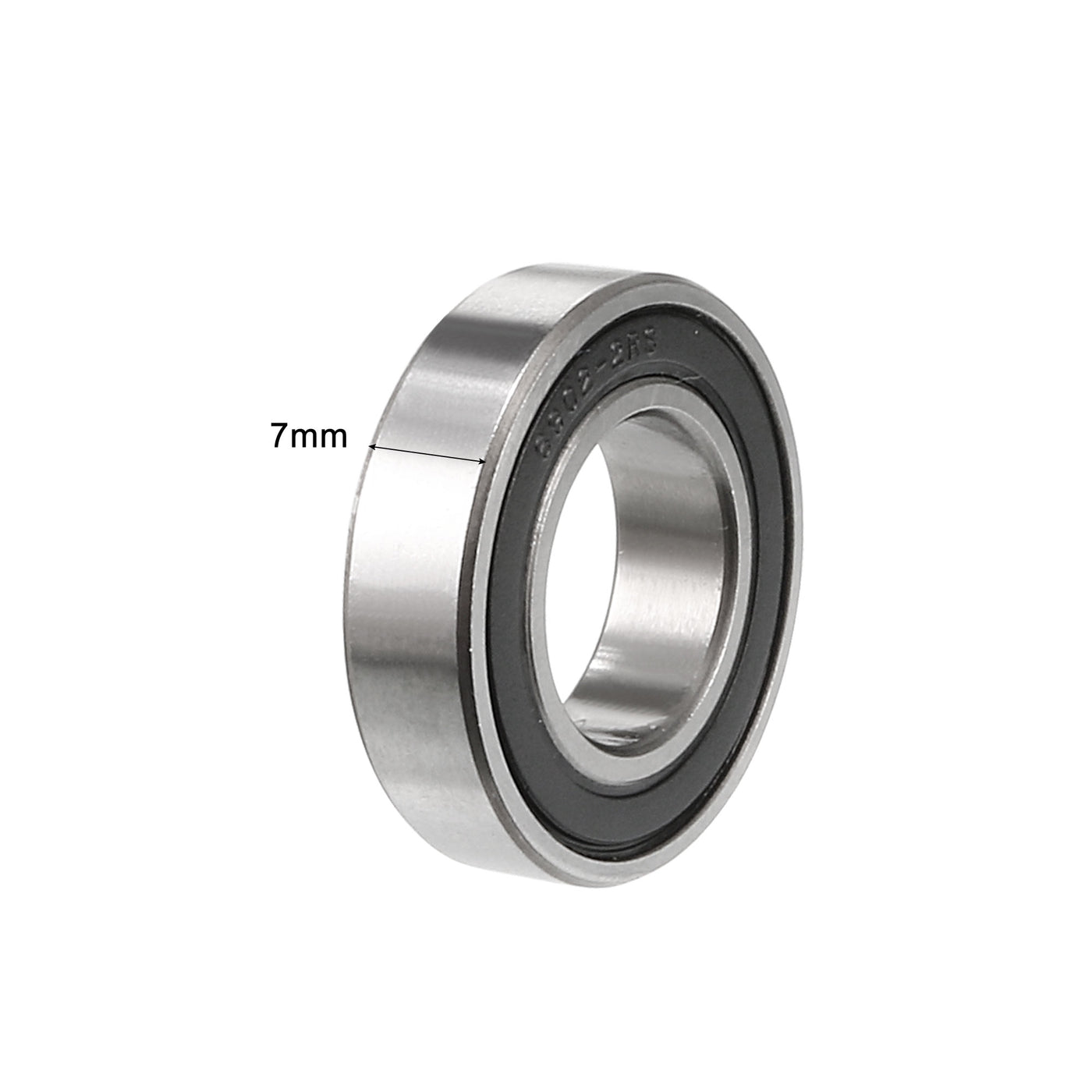 Harfington Deep Groove Ball Bearing Metric Double Sealed High Carbon Steel Z2