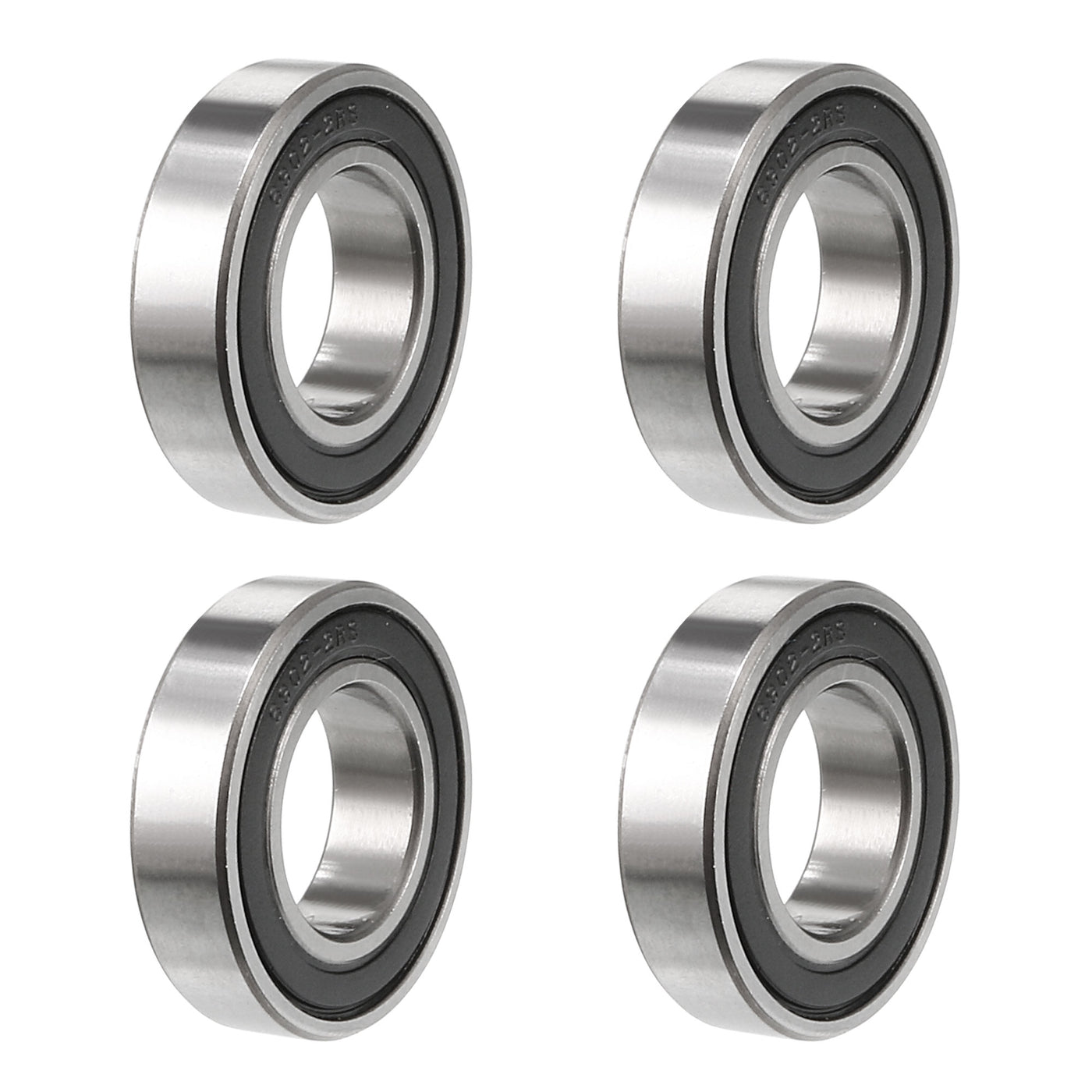 Harfington Deep Groove Ball Bearing Metric Double Sealed High Carbon Steel Z2
