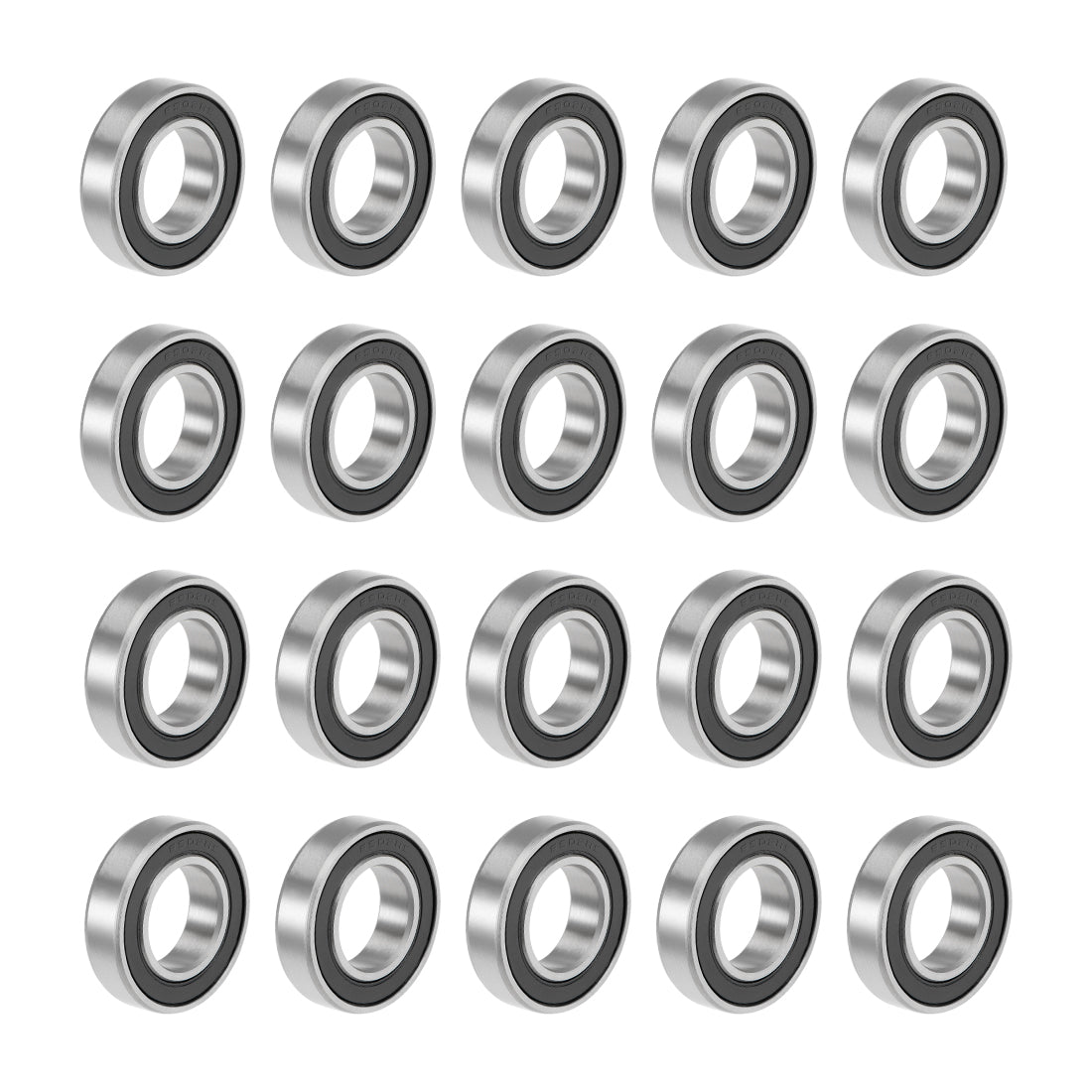 Harfington Deep Groove Ball Bearing Metric Double Seal High Carbon Steel Z2