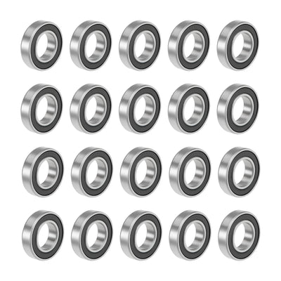 Harfington Deep Groove Ball Bearing Metric Double Seal High Carbon Steel Z2