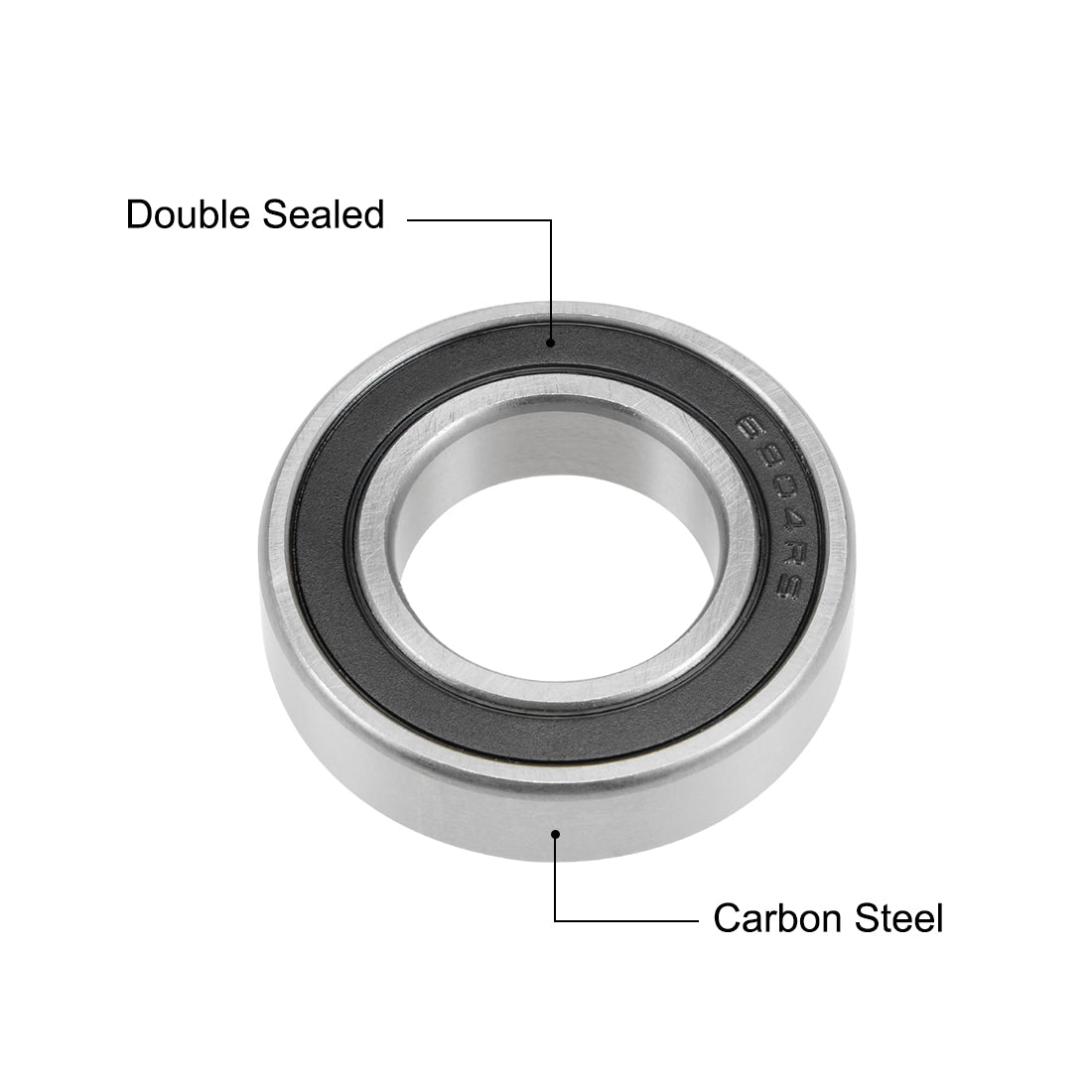 Harfington Deep Groove Ball Bearings Metric Double Sealed High Carbon Steel Z2 Level