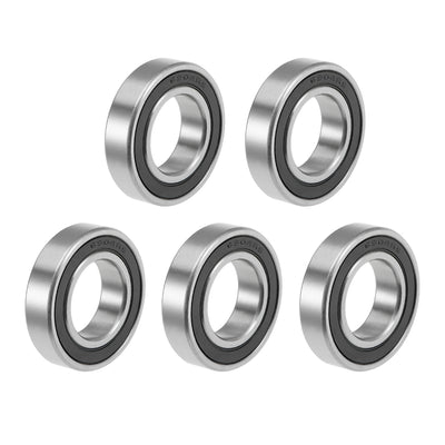 Harfington Deep Groove Ball Bearings Metric Double Sealed High Carbon Steel Z2 Level